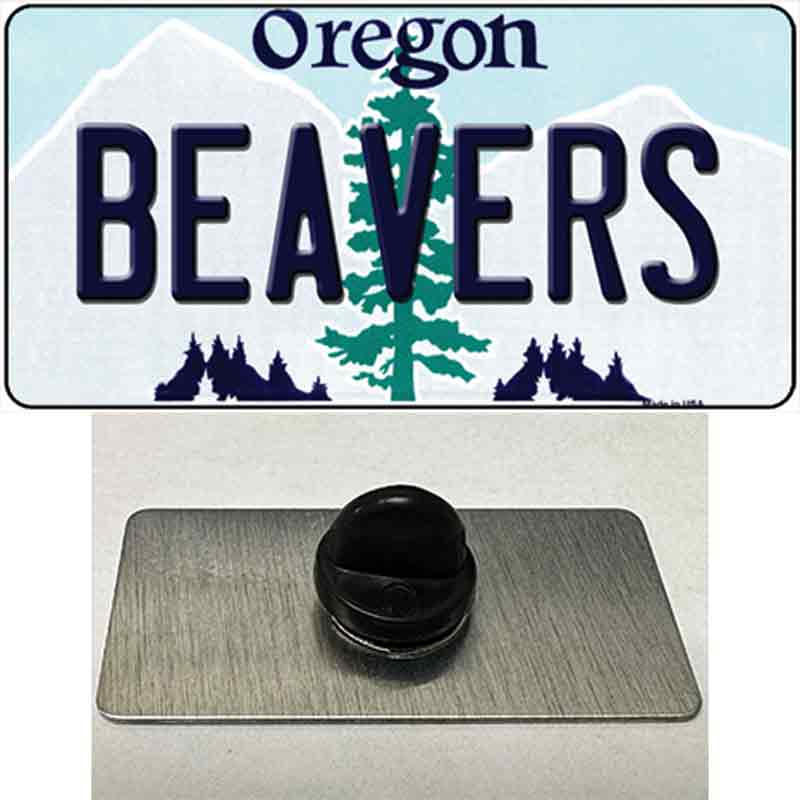 Beavers Oregon Novelty Metal Hat Pin