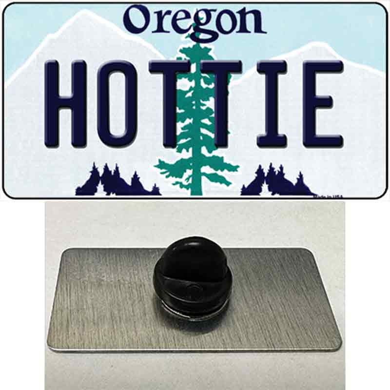 Hottie Oregon Novelty Metal Hat Pin