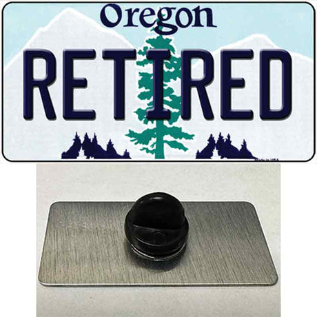 Retired Oregon Novelty Metal Hat Pin