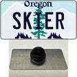 Skier Oregon Novelty Metal Hat Pin