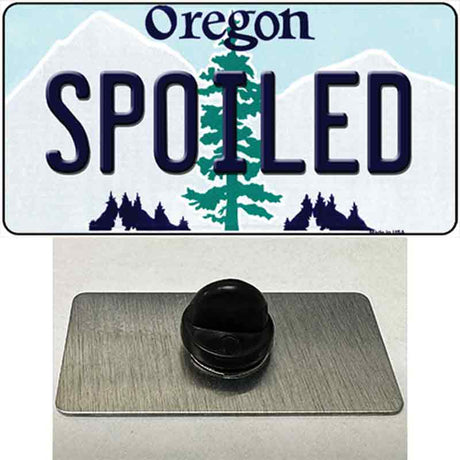 Spoiled Oregon Novelty Metal Hat Pin