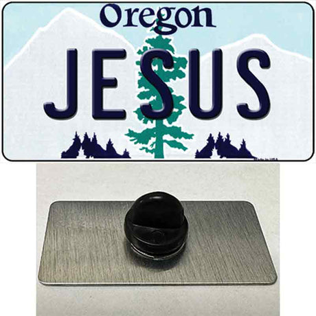 Jesus Oregon Novelty Metal Hat Pin