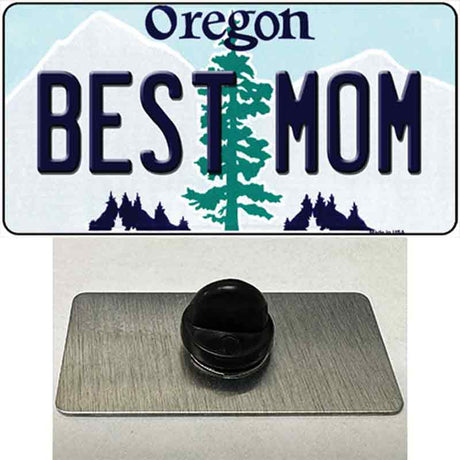 Best Mom Oregon Novelty Metal Hat Pin