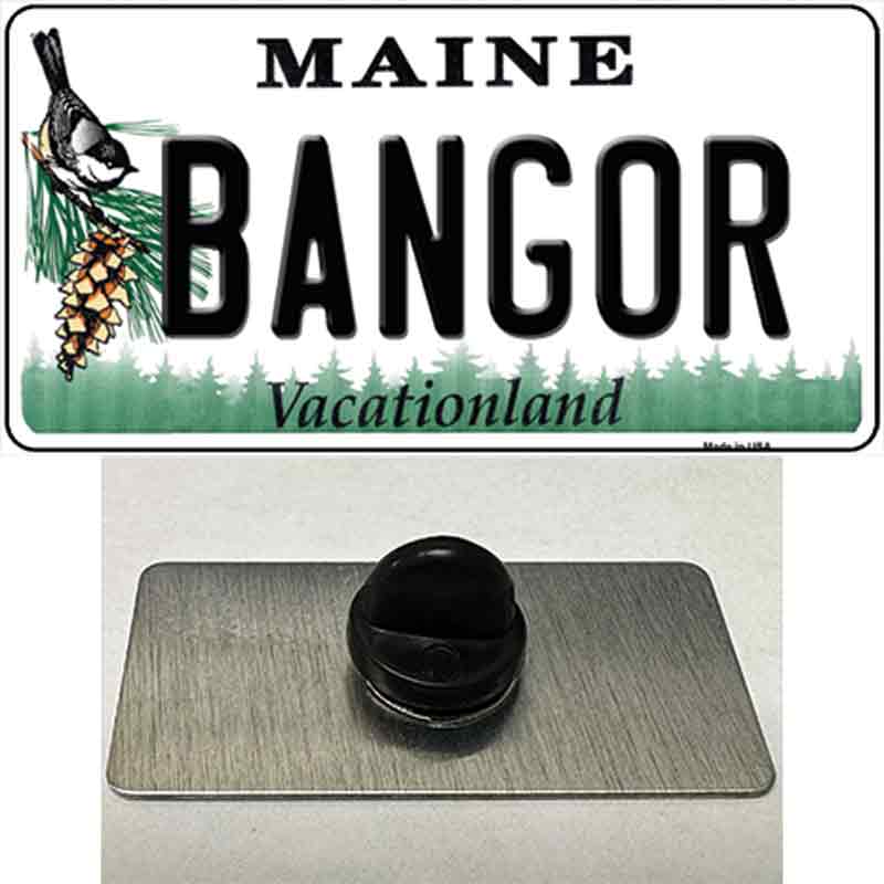 Bangor Maine Novelty Metal Hat Pin