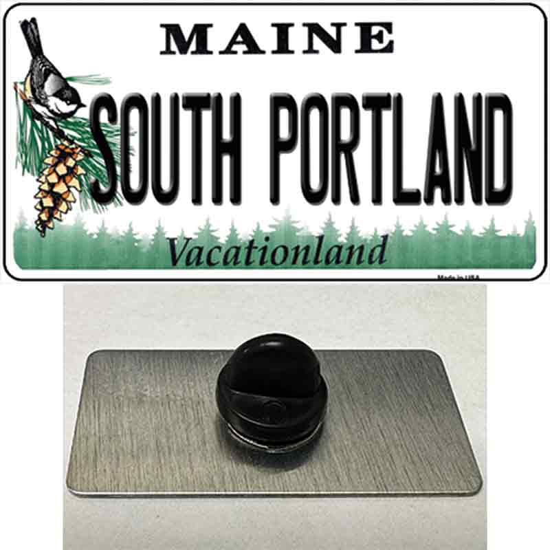 South Portland Maine Novelty Metal Hat Pin