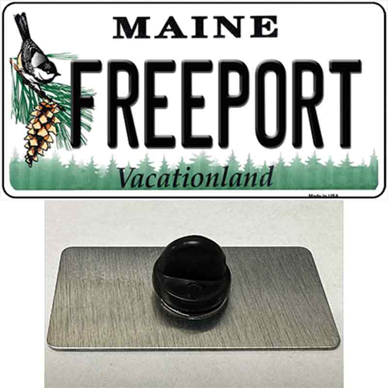 Freeport Maine Novelty Metal Hat Pin