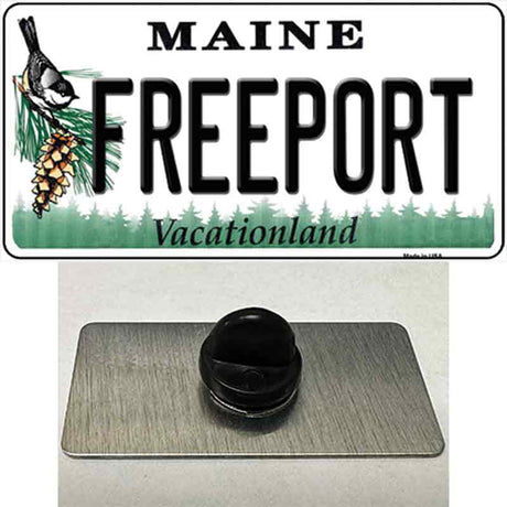 Freeport Maine Novelty Metal Hat Pin