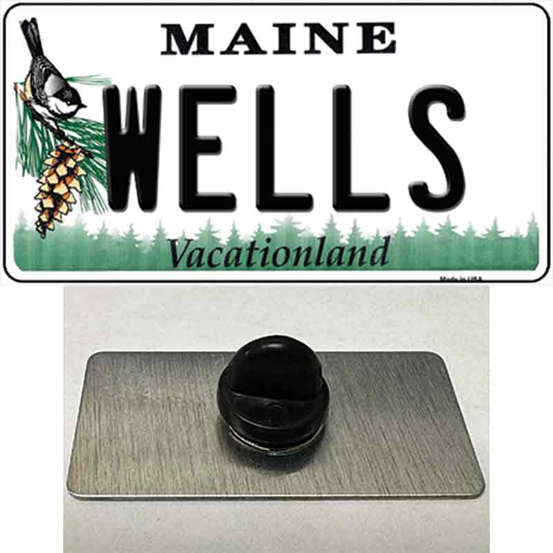 Wells Maine Novelty Metal Hat Pin