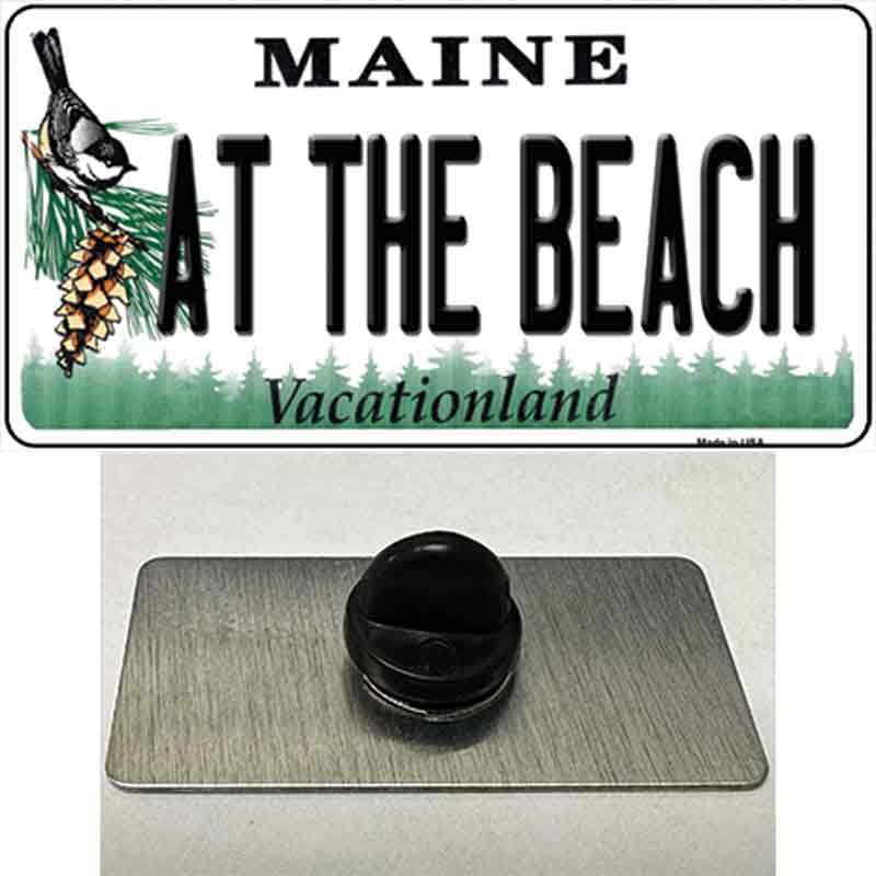 At The Beach Maine Novelty Metal Hat Pin