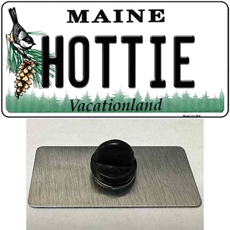 Hottie Maine Novelty Metal Hat Pin