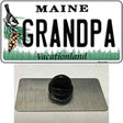 Grandpa Maine Novelty Metal Hat Pin