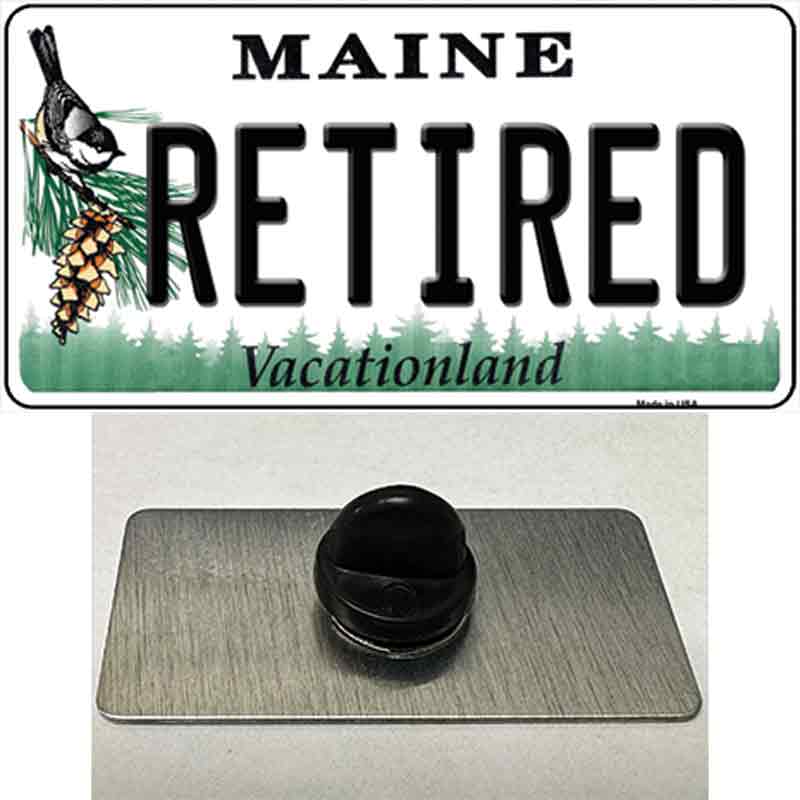 Retired Maine Novelty Metal Hat Pin