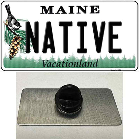 Native Maine Novelty Metal Hat Pin