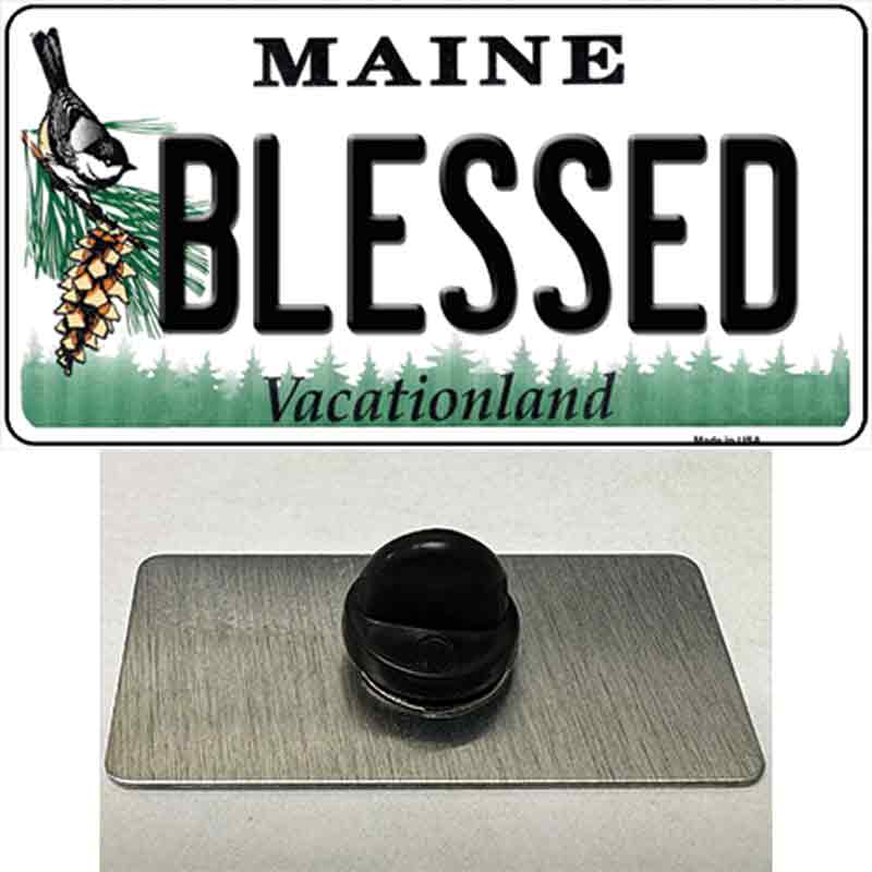 Blessed Maine Novelty Metal Hat Pin