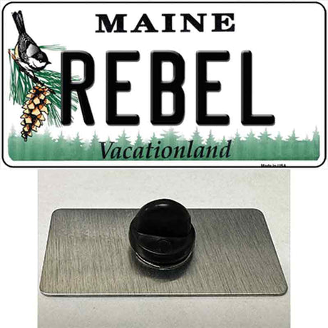 Rebel Maine Novelty Metal Hat Pin