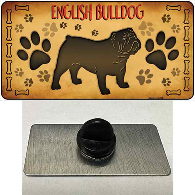 English Bulldog Novelty Metal Hat Pin