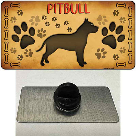 Pitbull Novelty Metal Hat Pin