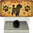 Poodle Novelty Metal Hat Pin