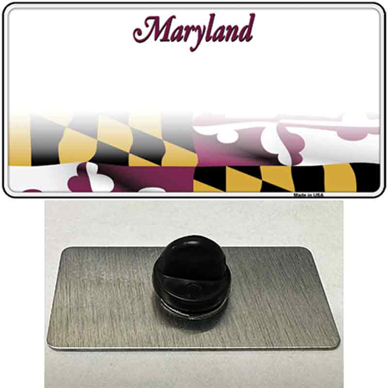 Maryland State Blank Novelty Metal Hat Pin