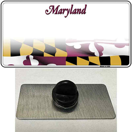 Maryland State Blank Novelty Metal Hat Pin