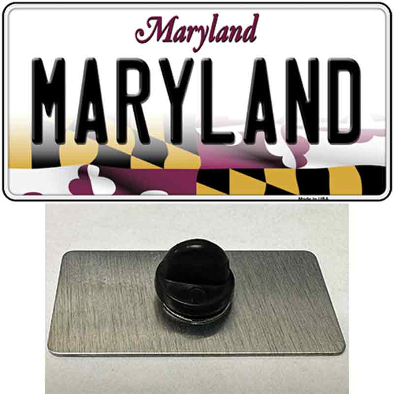 Maryland State MD Novelty Metal Hat Pin