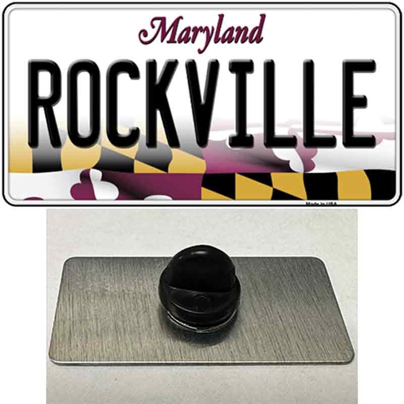 Rockville Maryland Novelty Metal Hat Pin