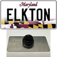 Elkton Maryland Novelty Metal Hat Pin