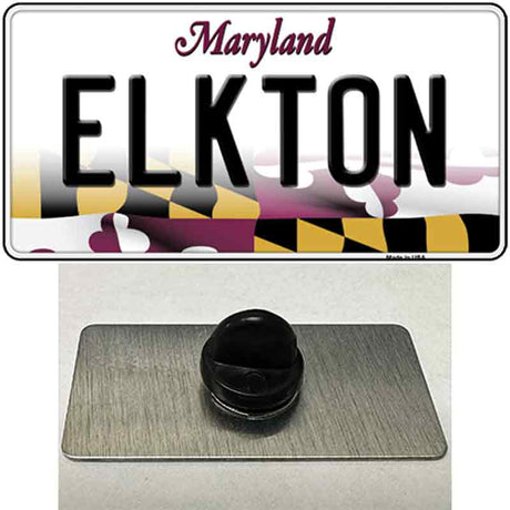 Elkton Maryland Novelty Metal Hat Pin