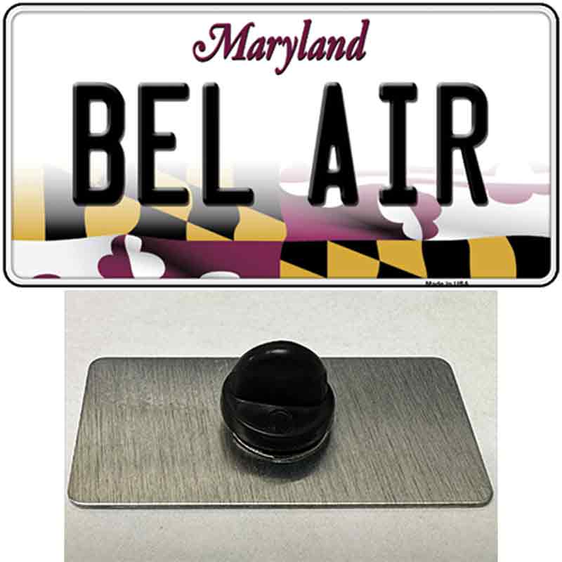 Bel Air Maryland Novelty Metal Hat Pin