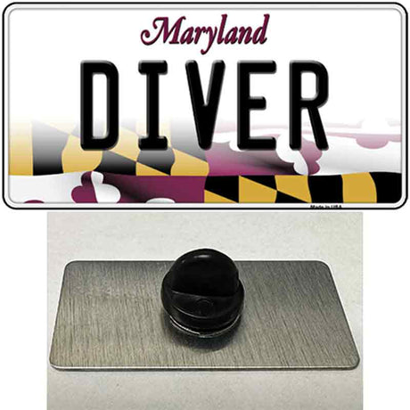 Diver Maryland Novelty Metal Hat Pin