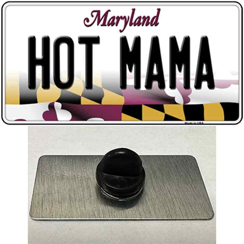 Hot Mama Maryland Novelty Metal Hat Pin