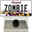 Zombie Maryland Novelty Metal Hat Pin