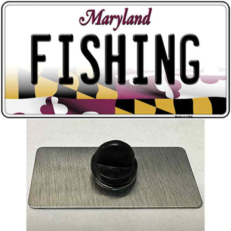 Fishing Maryland Novelty Metal Hat Pin