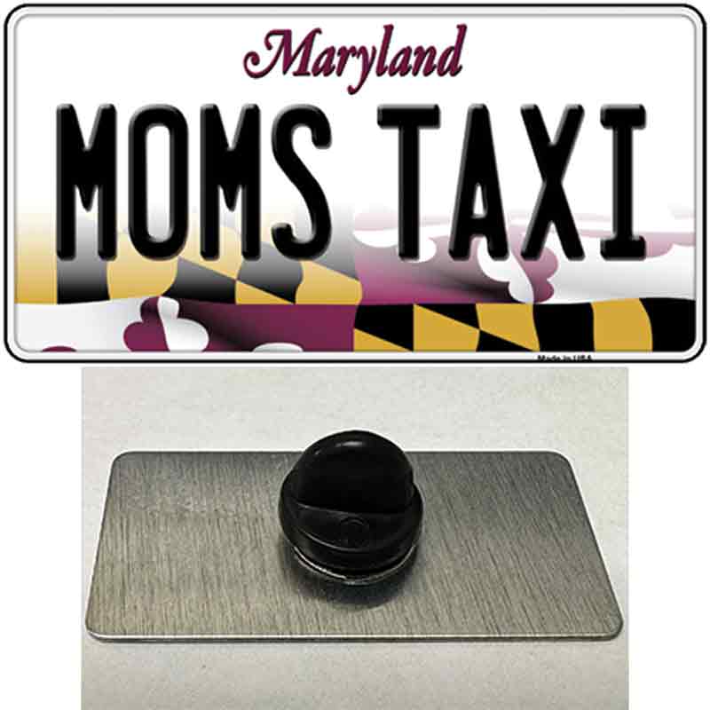 Moms Taxi Maryland Novelty Metal Hat Pin