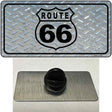 Route 66 Shield Diamond Novelty Metal Hat Pin