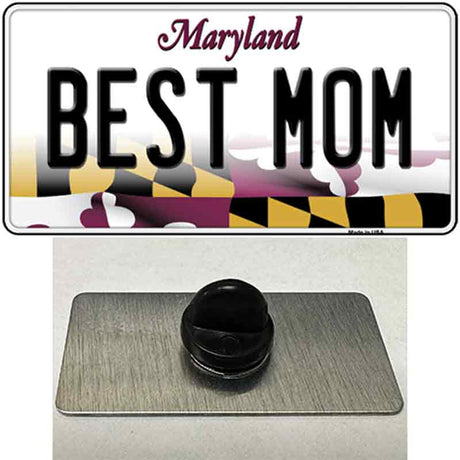 Best Mom Maryland Novelty Metal Hat Pin