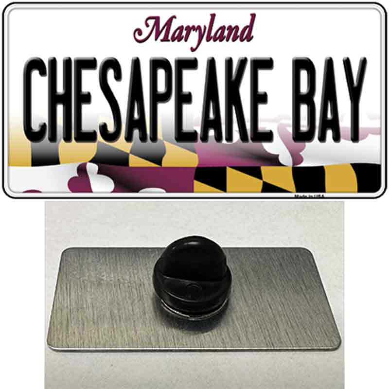 Chesapeake Bay Maryland Novelty Metal Hat Pin