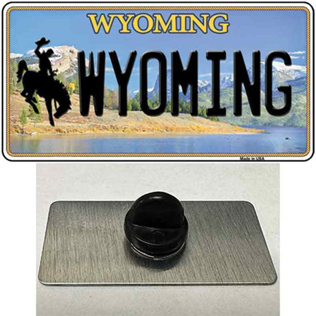 Wyoming Tag Novelty Metal Hat Pin