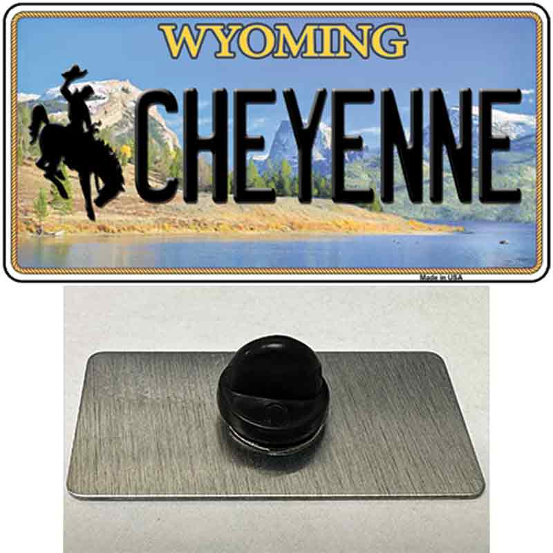 Cheyenne Wyoming Novelty Metal Hat Pin