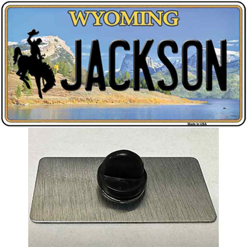 Jackson Wyoming Novelty Metal Hat Pin