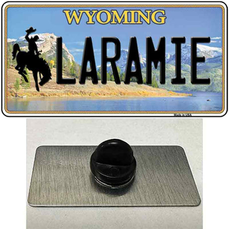 Laramie Wyoming Novelty Metal Hat Pin