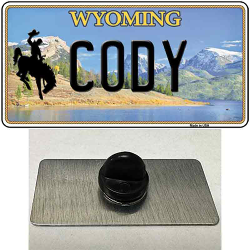 Cody Wyoming Novelty Metal Hat Pin