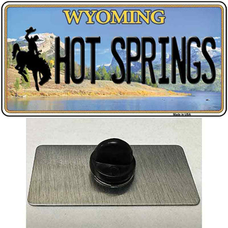 Hot Springs Wyoming Novelty Metal Hat Pin