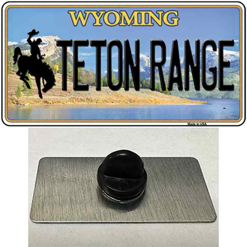 Teton Range Wyoming Novelty Metal Hat Pin