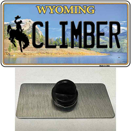 Climber Wyoming Novelty Metal Hat Pin