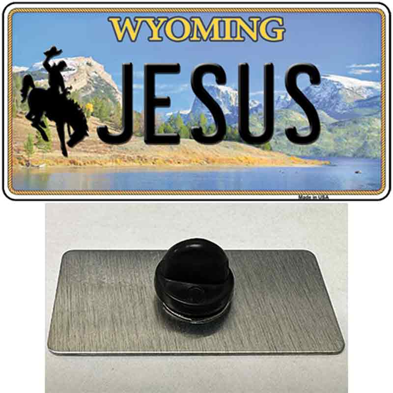 Jesus Wyoming Novelty Metal Hat Pin