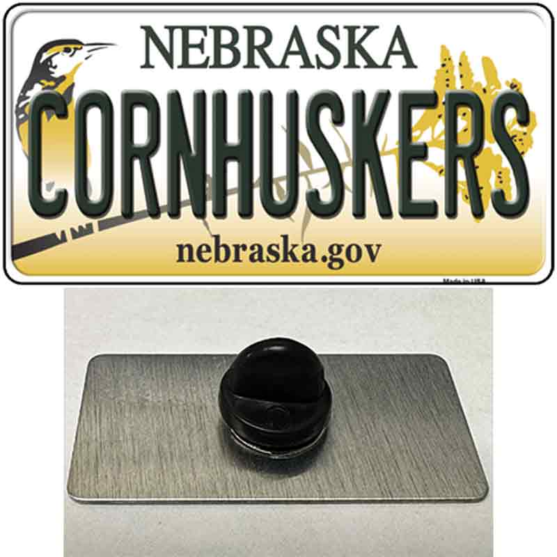 Cornhuskers Nebraska Novelty Metal Hat Pin