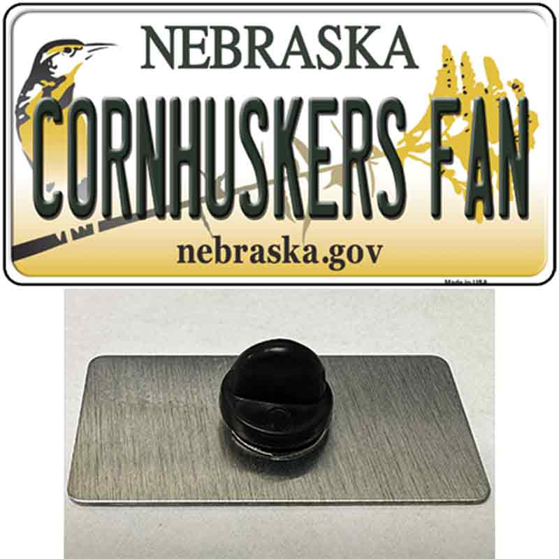 Cornhuskers Fan Nebraska Novelty Metal Hat Pin