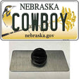 Cowboy Nebraska Novelty Metal Hat Pin