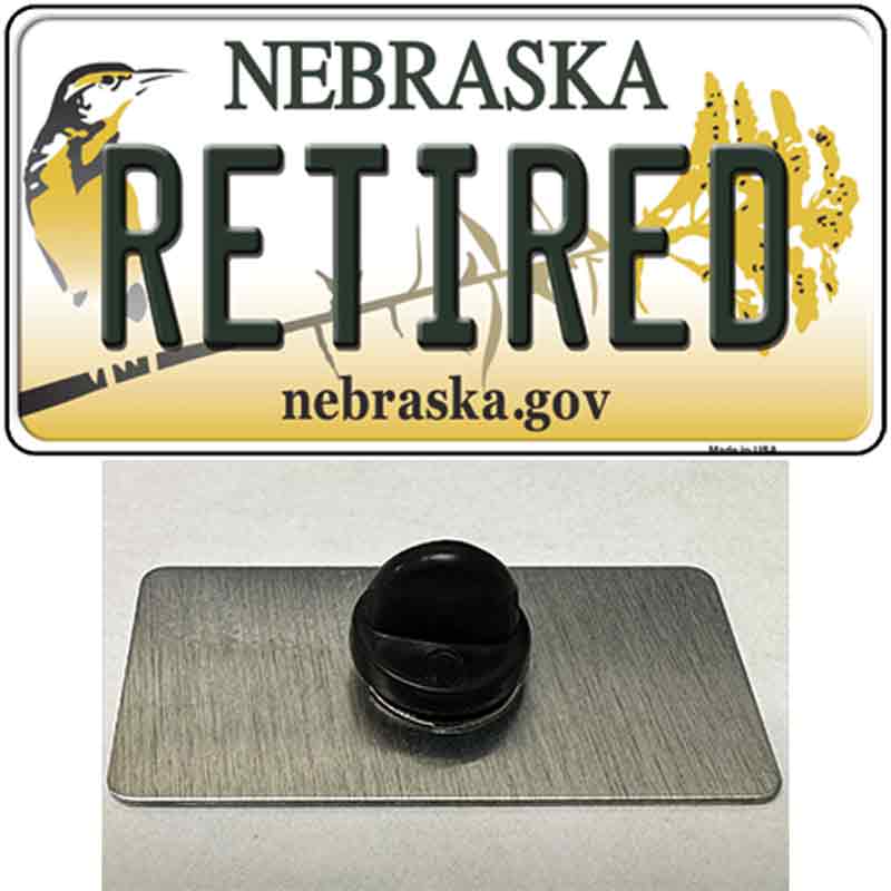 Retired Nebraska Novelty Metal Hat Pin